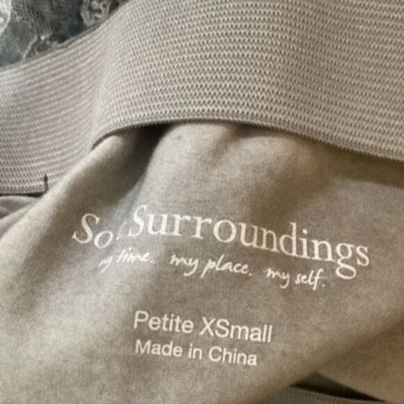 Soft Surroundings Mesh Embroidered Lace Overlay Scalloped Skirt Sz S Petite Fair - Picture 3 of 7